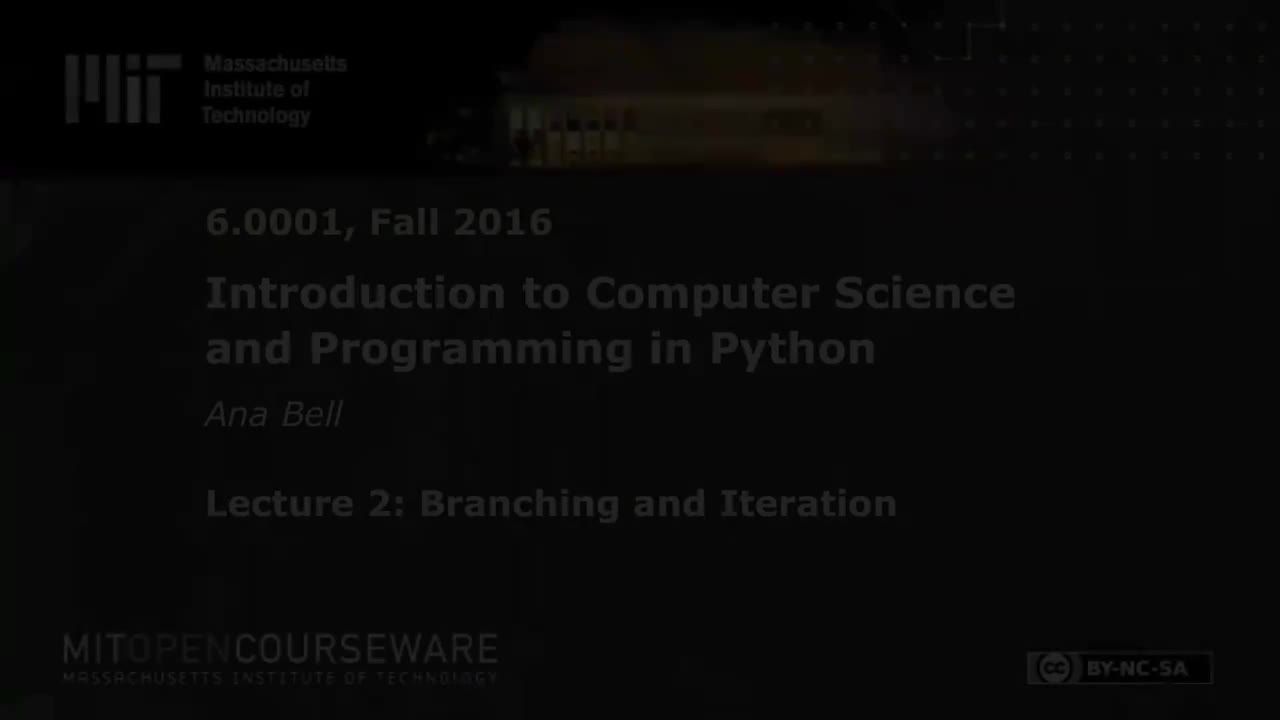 6.第5讲 Branching and Iteration