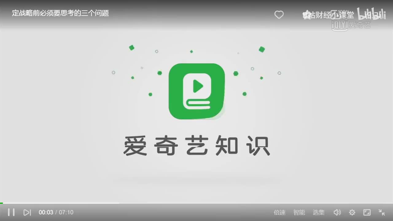 第3集 定战略前思考的三个问题