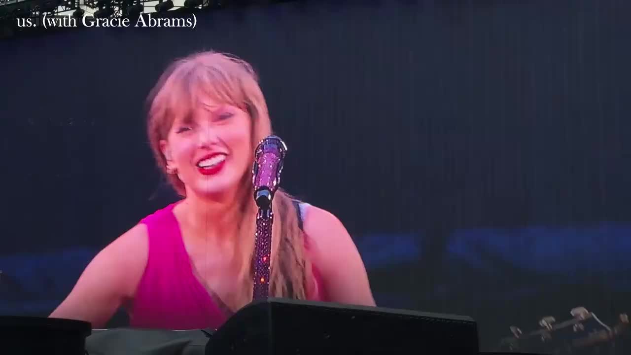 us. (with Gracie Abrams)+OOTW x Is It Over Now? x Clean (London, 6/23/24)