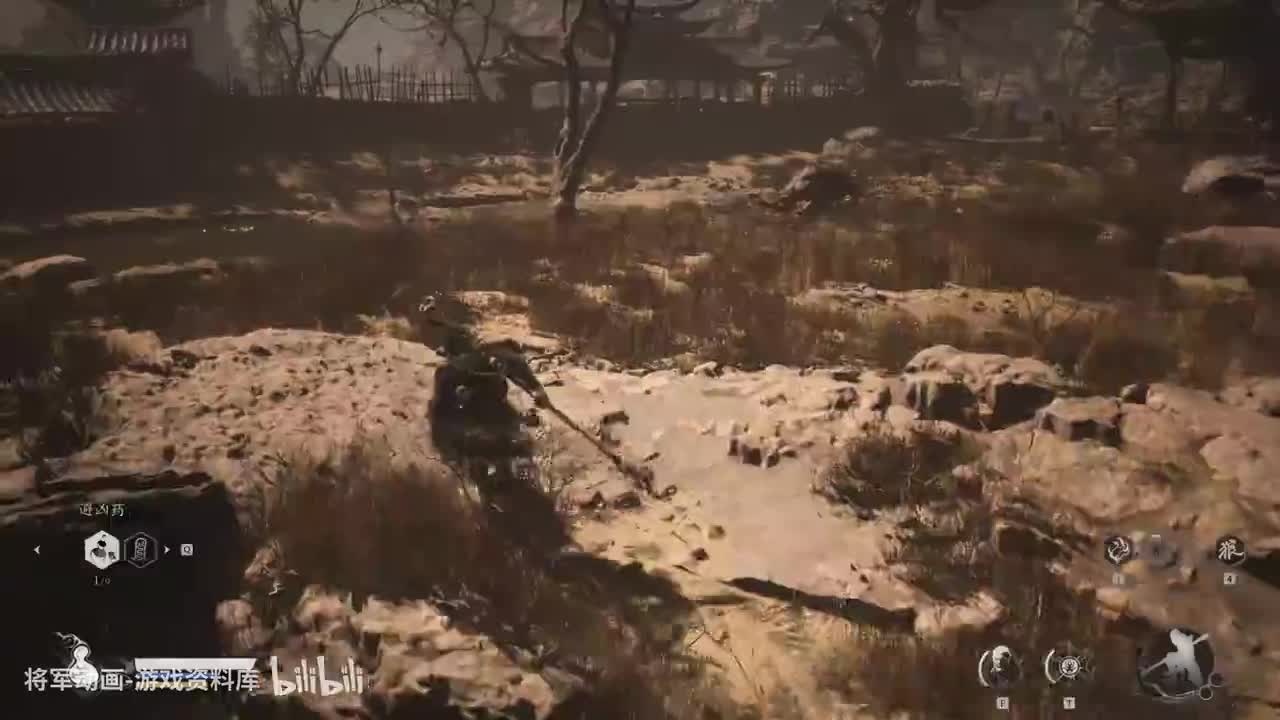 14 黑神话悟空 boss 地狼 （第二章 黄风岭）