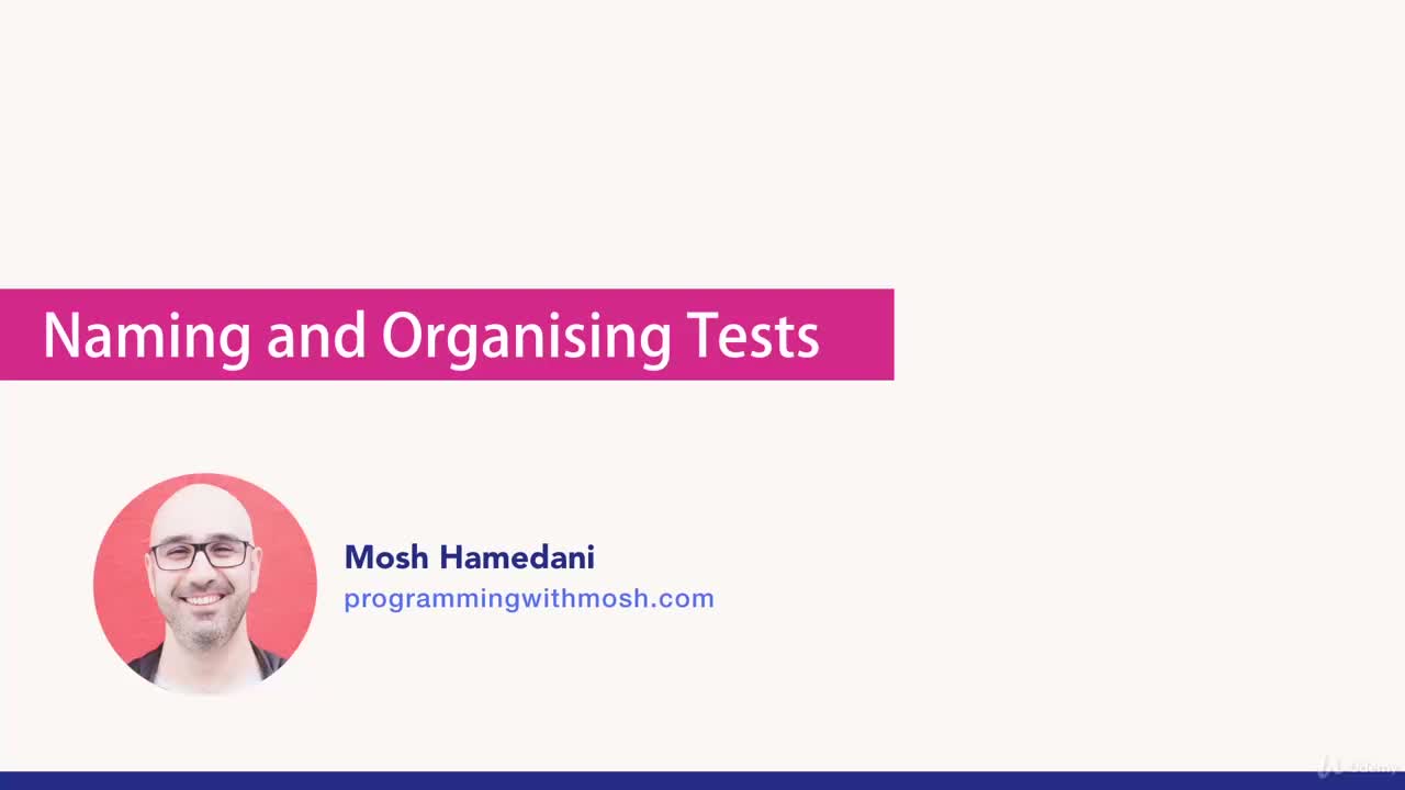 018 Naming and Organizing Tests