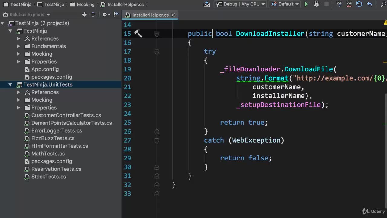 064 Testing InstallerHelper