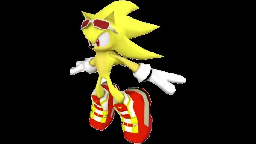 Sonic Riders Zero Gravity Super Sonic（竞速 失重 超级索尼克）