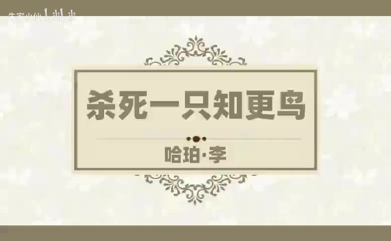 杀死一只知更鸟 (1)