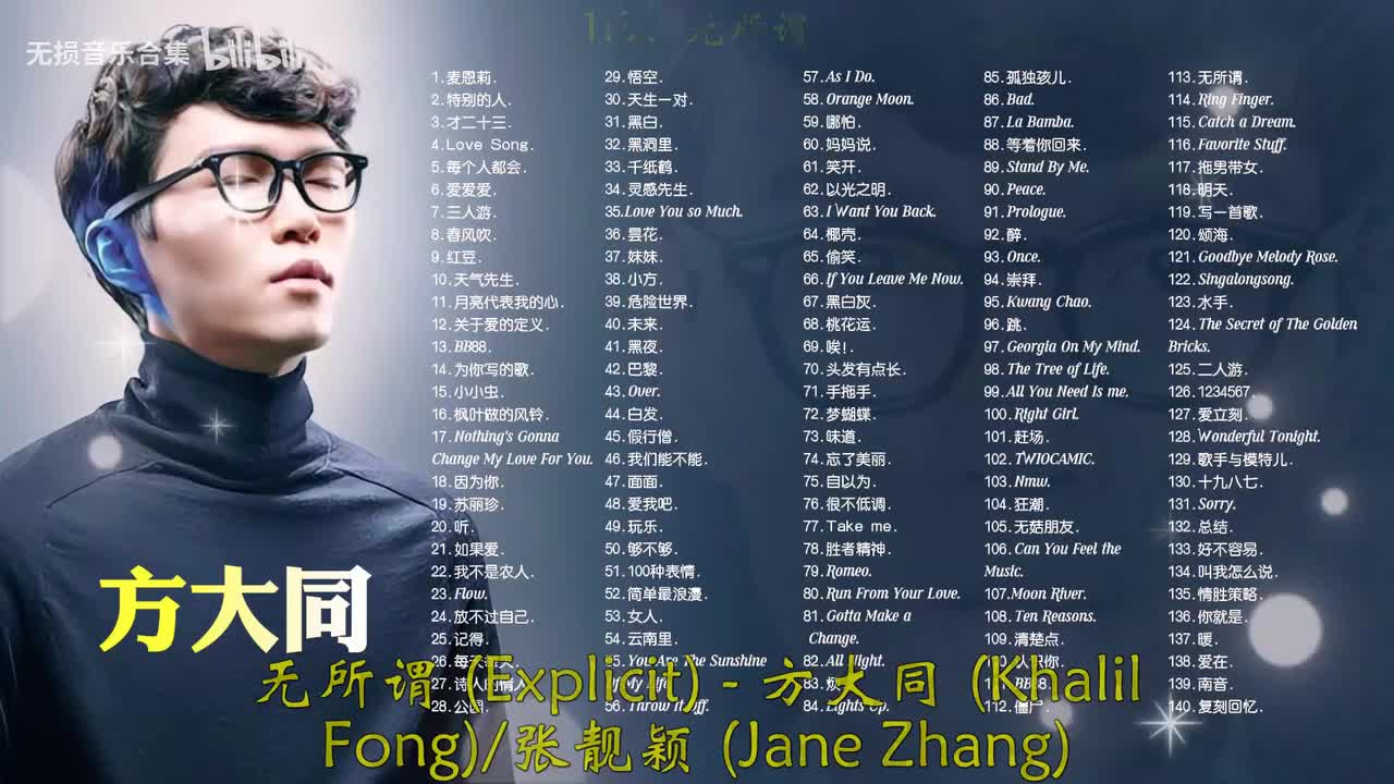 113. 方大同、张靓颖 - 无所谓