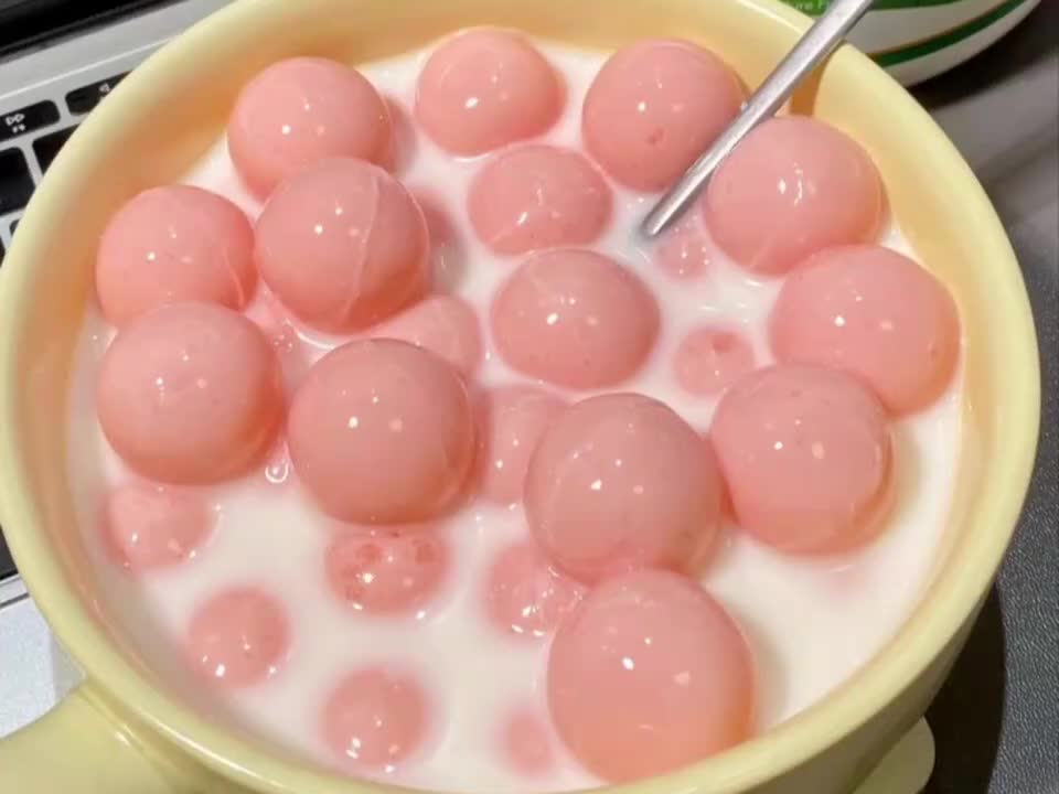 wooden boba soup asmr