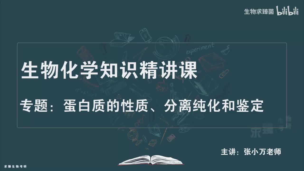 [专题05] 考点02：蛋白质分离纯化的一般程序