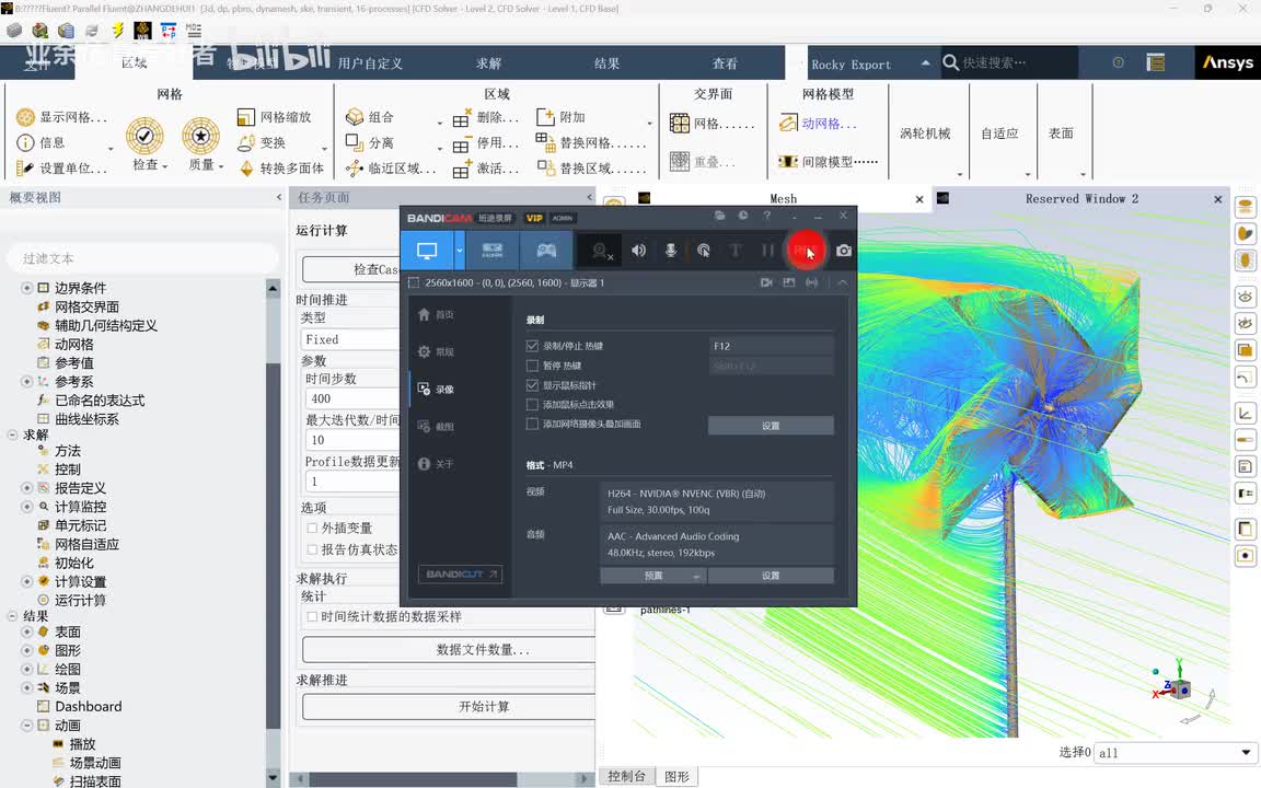 Fluent+CFD-post后处理+动画制作