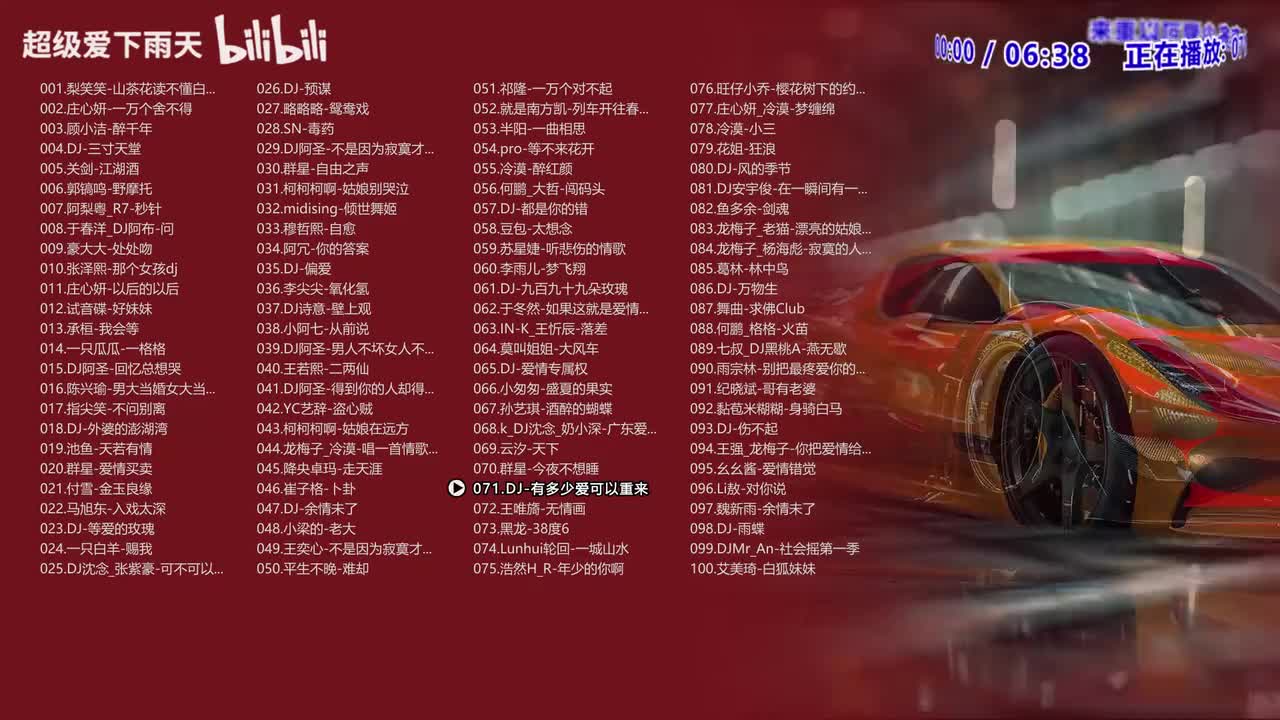 071.DJ-有多少爱可以重来