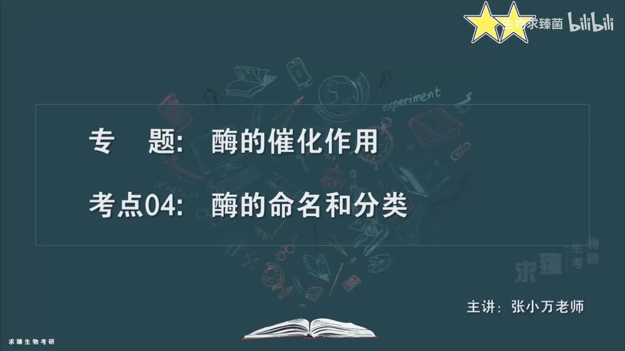 [专题06] 考点04：酶的命名和分类