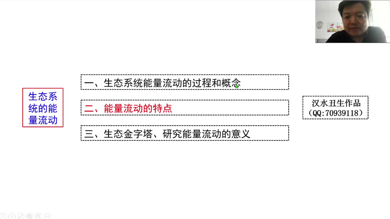 选2第三章第2节：生态系统的能量流动（3-2）生态系统能量流动的特点
