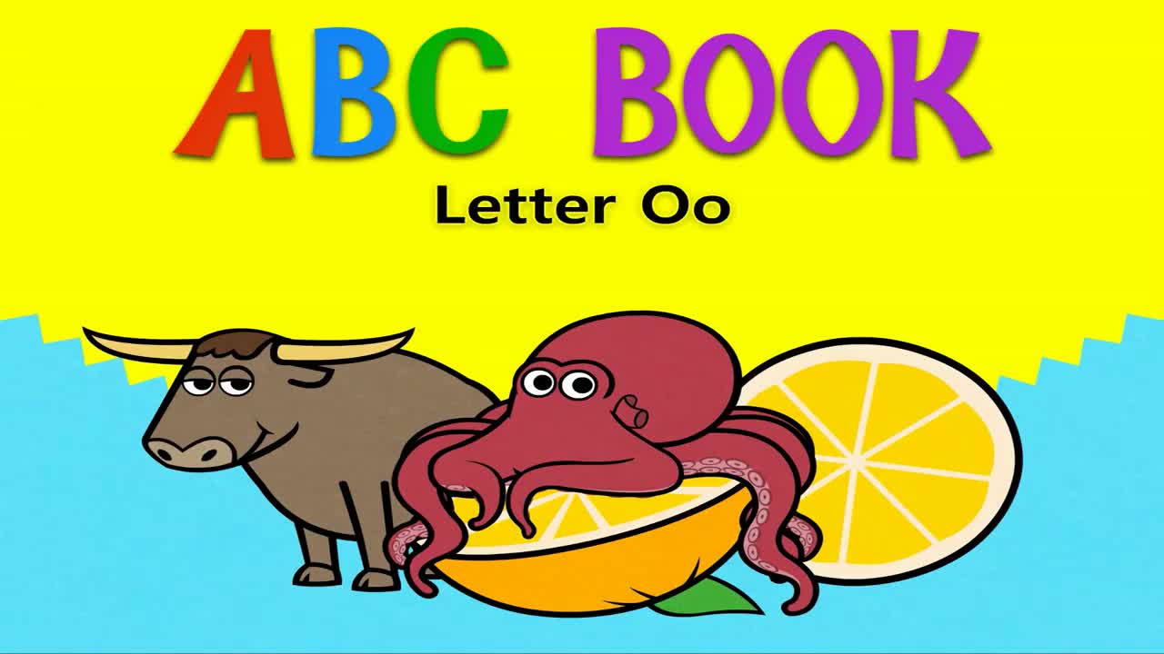 英文【ABC Book】015 Letter Oo