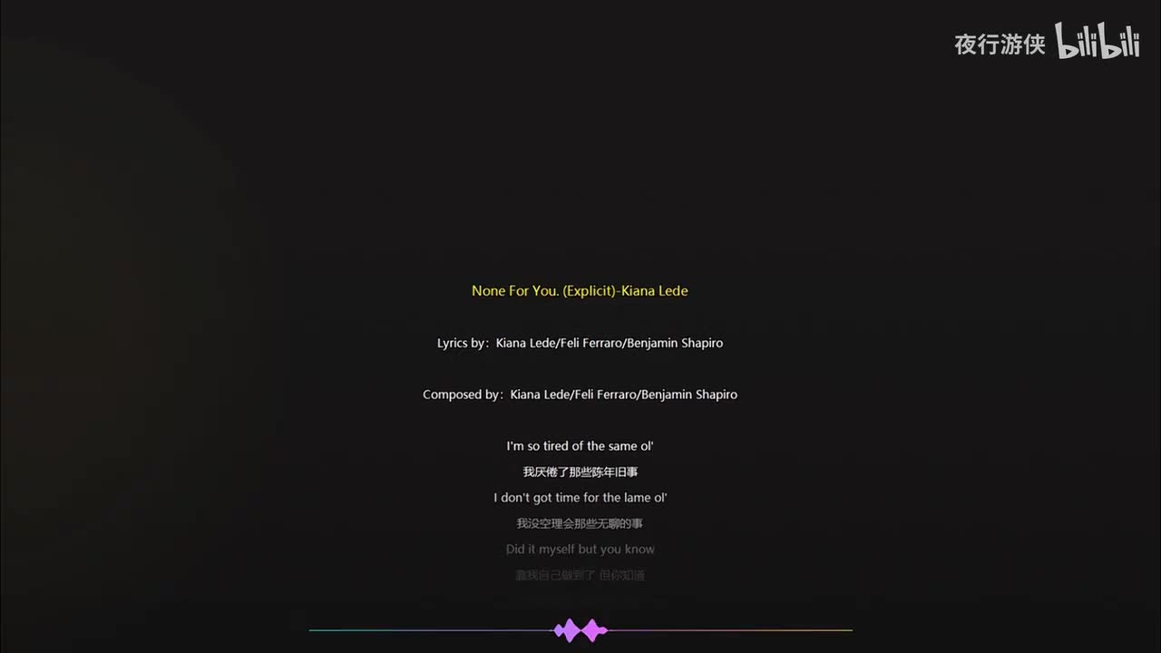 None For You. - Kiana Ledé