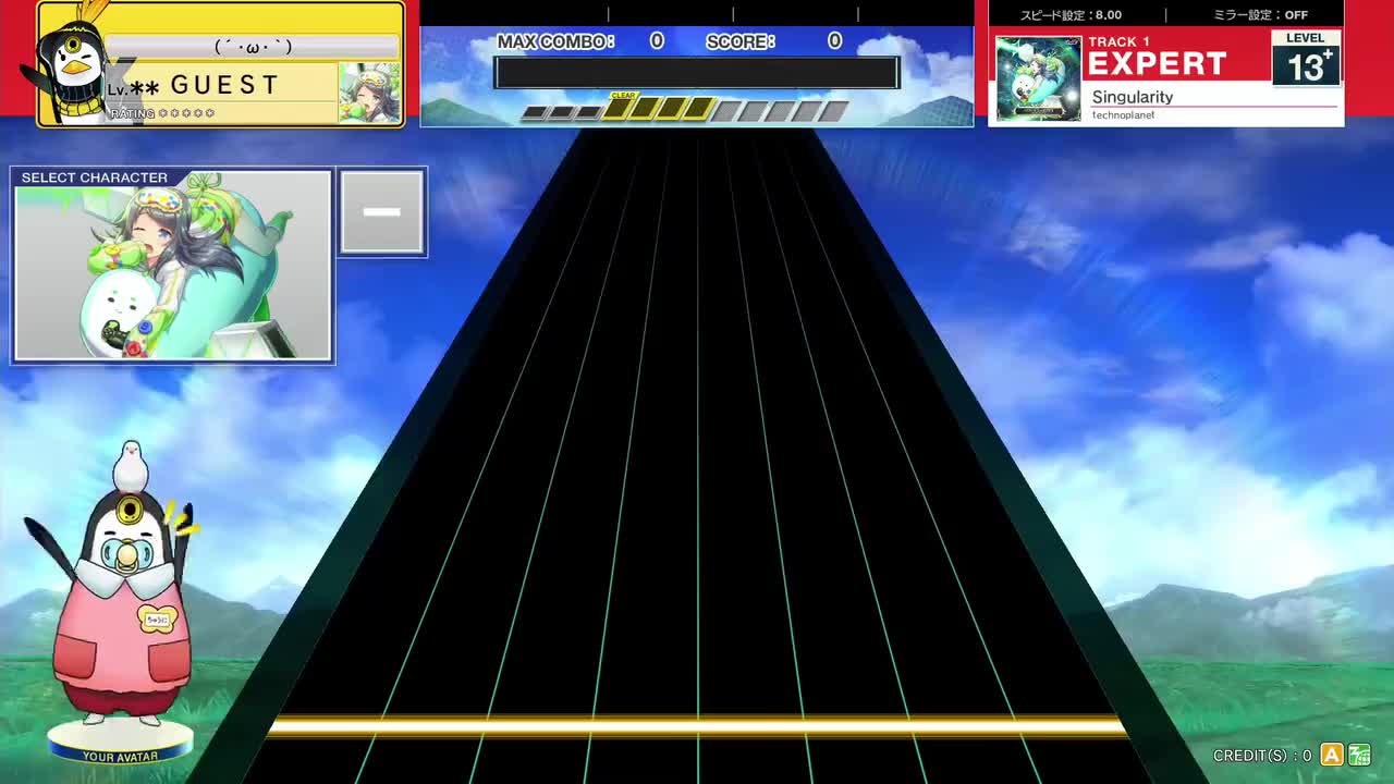 13.7(X-V) Singularity [EXPERT 13+] (譜面確認) [CHUNITHM チュウニズム]