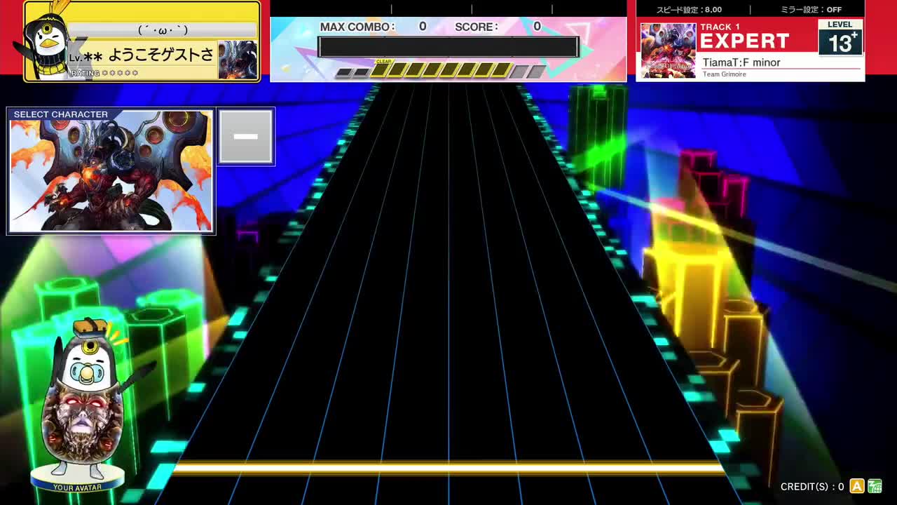 13.7(X-V) TiamaT_F minor [EXPERT 13+] (譜面確認) [CHUNITHM チュウニズム]