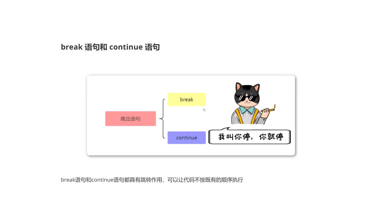 057_break语句和continue语句