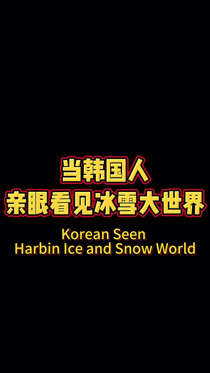 《当韩国人来到哈尔滨》系列作品2