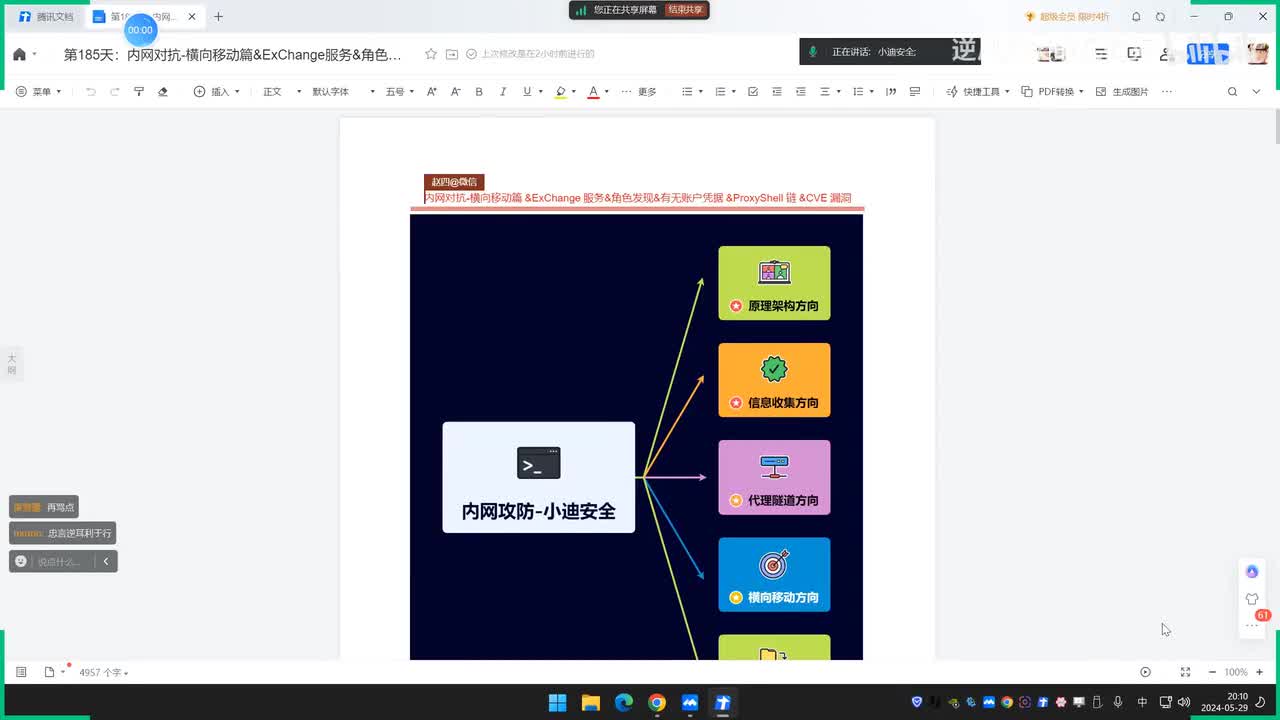第185-186天：横向移动篇&ExChange服务&角色发现&有无账户凭据&ProxyShell链&CVE漏洞