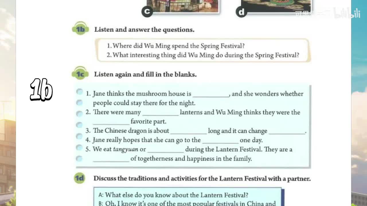 2024版Unit2 SectionB 1b