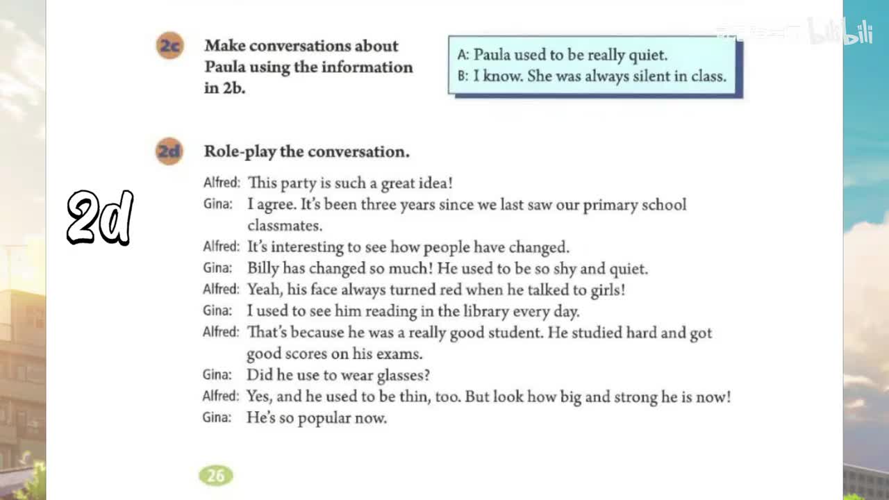 2024版Unit4 SectionA 2d