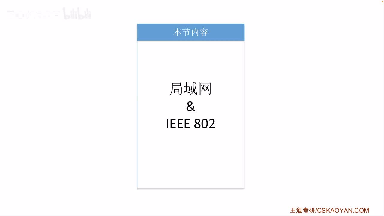 3.6.0 局域网与IEEE 802（咸鱼版）