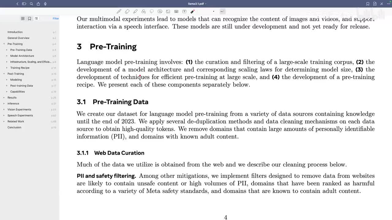 第55节：Llama 3.1论文精读 · 2. 预训练数据【论文精读·54】