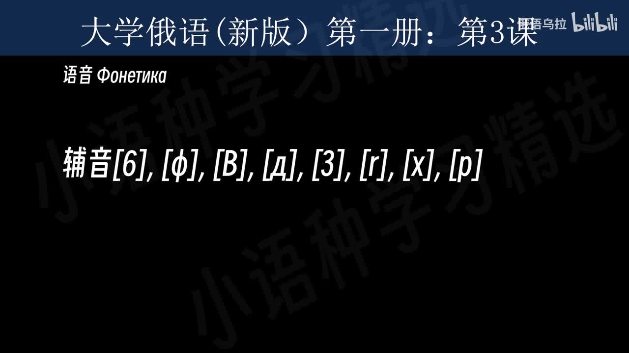 003：大学俄语(新版)第一册：第三课