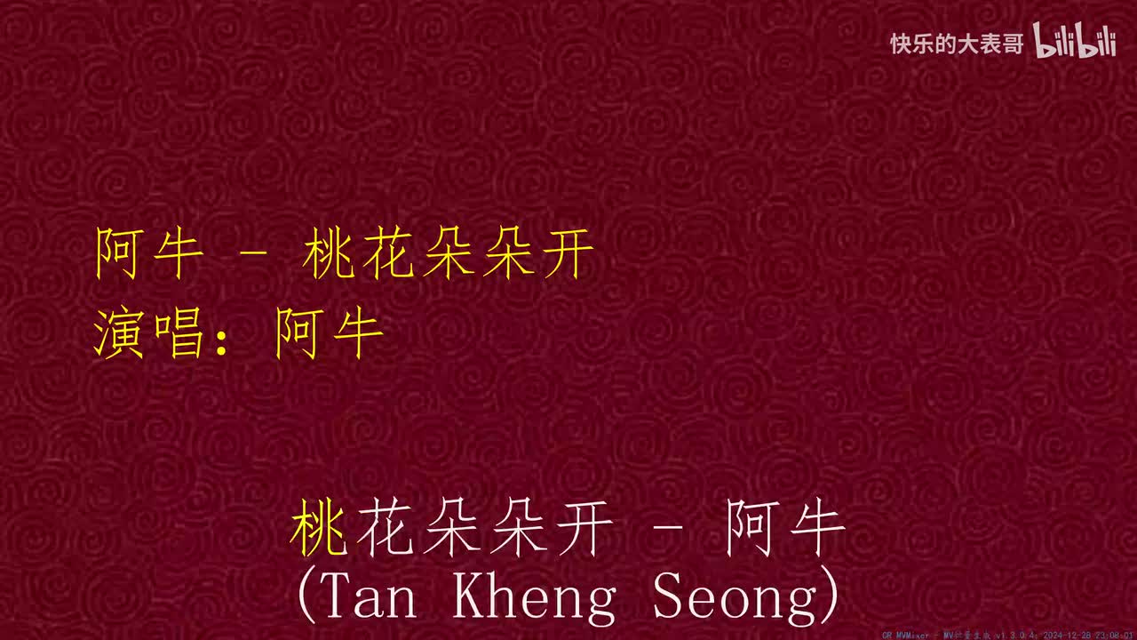 阿牛 - 桃花朵朵开