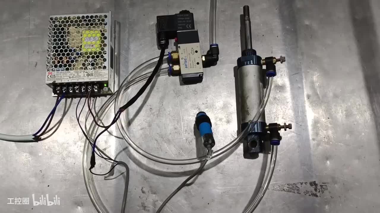 06感应器如何控制气缸及接线