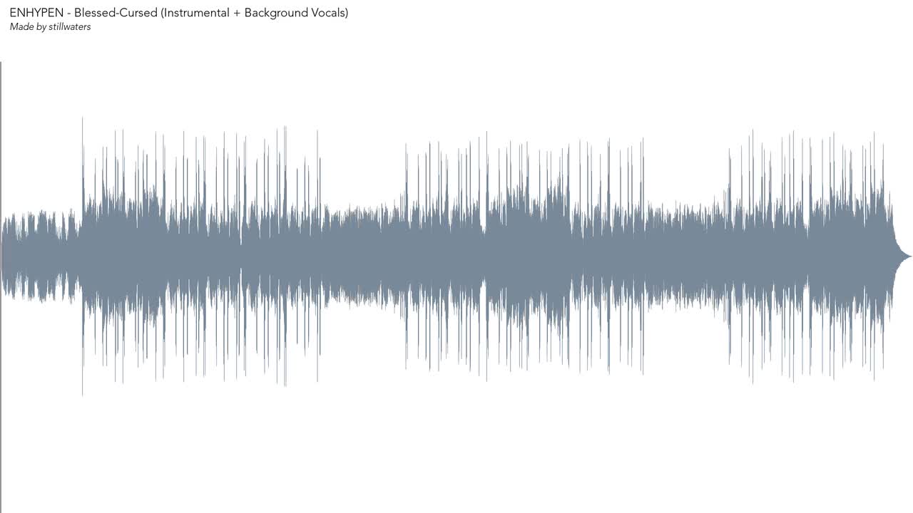 Blessed-Cursed (Instrumental + Background Vocals)