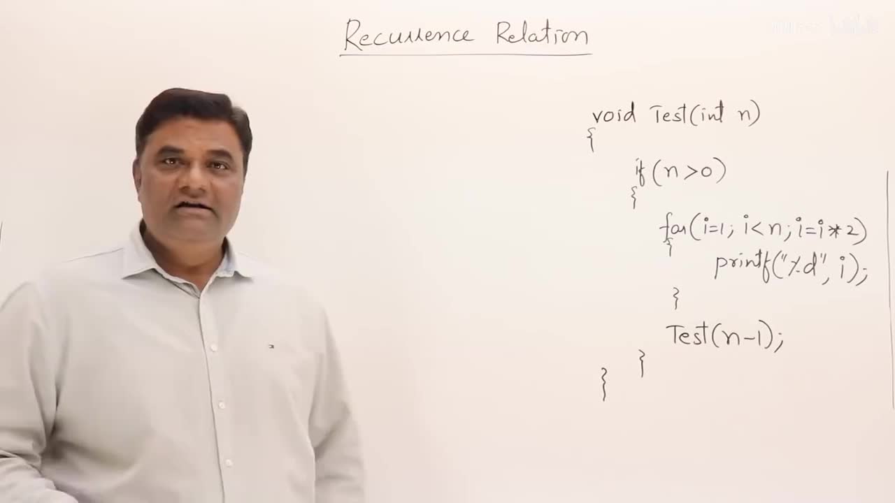 p20 2.1.3 Recurrence Relation (T(n)= T(n-1) + log n) #3