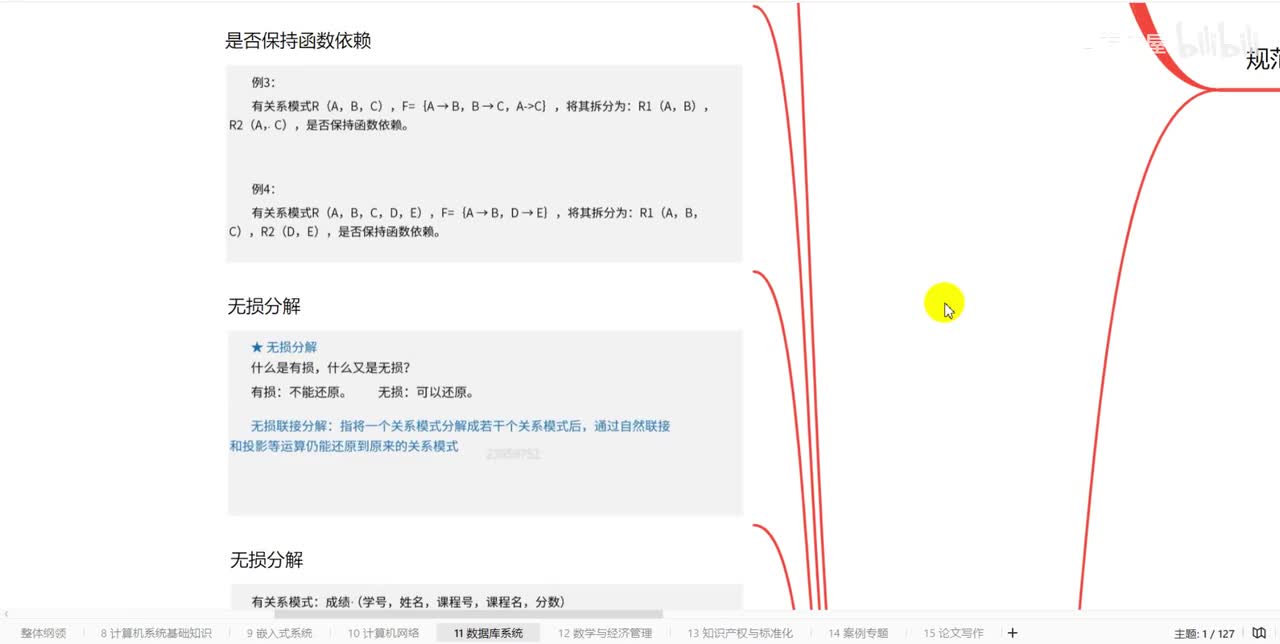 11.18数据库系统-模式分解-无损分解