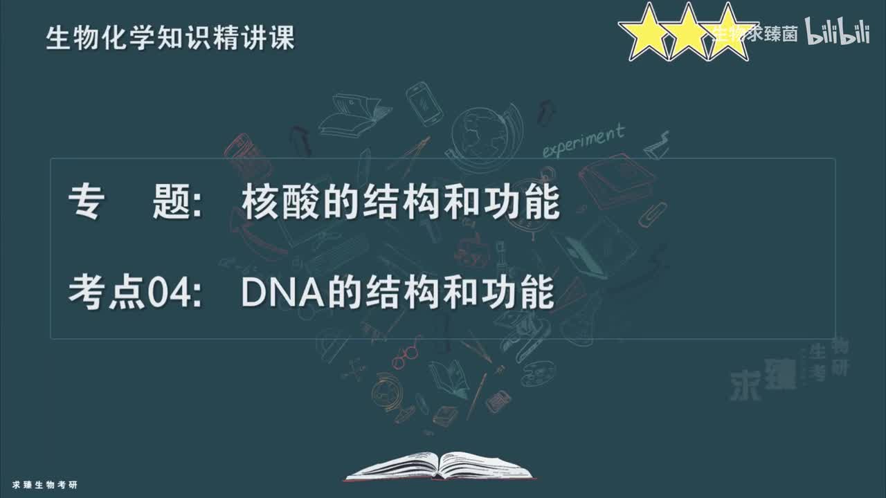 [专题11] 考点04：DNA的结构和功能