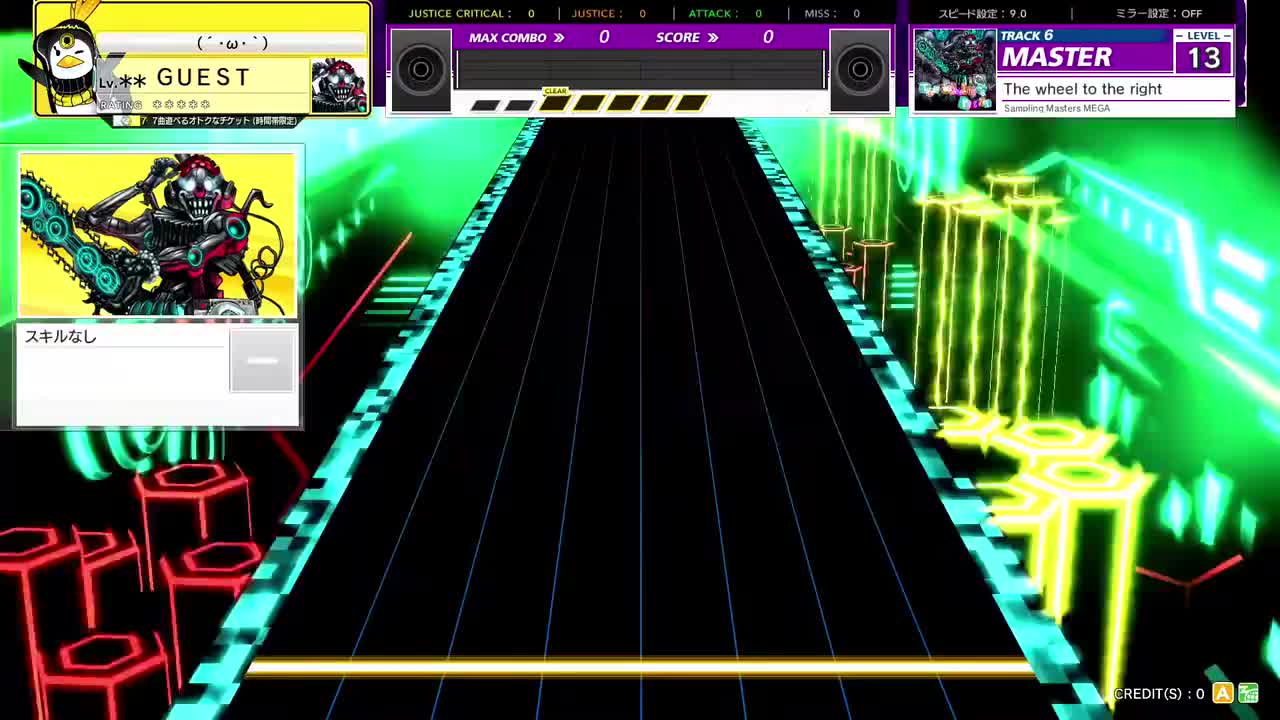 14.4(X-V) The wheel to the right [MASTER 14] (譜面確認) [CHUNITHM チュウニズム]
