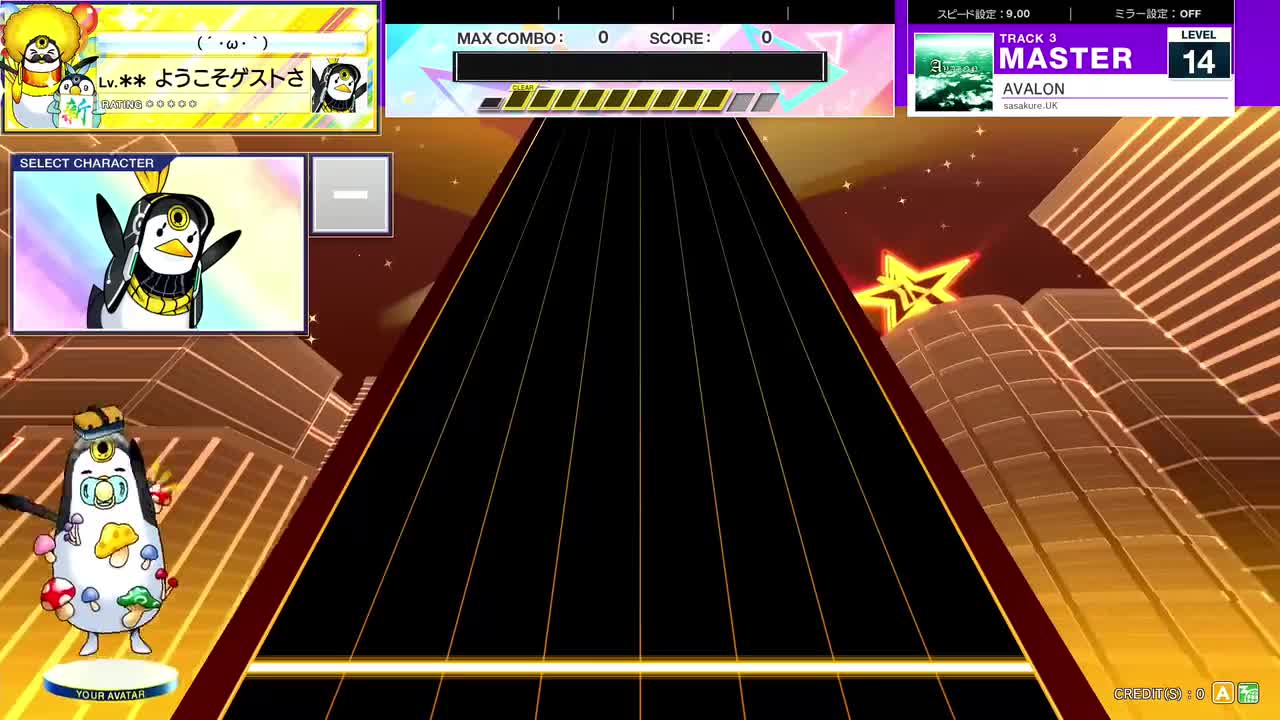 14.4(X-V) AVALON [MASTER 14] (譜面確認) [CHUNITHM チュウニズム]