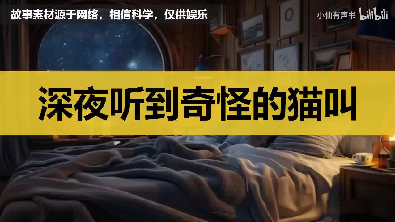 深夜听到奇怪的猫叫声