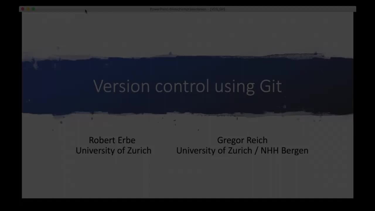 Lecture 10- Version control using Git