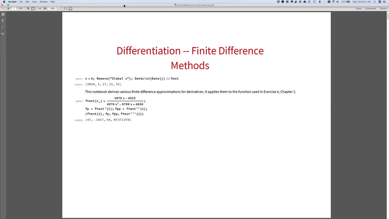 Lecture 09- Finite-Differences ODE