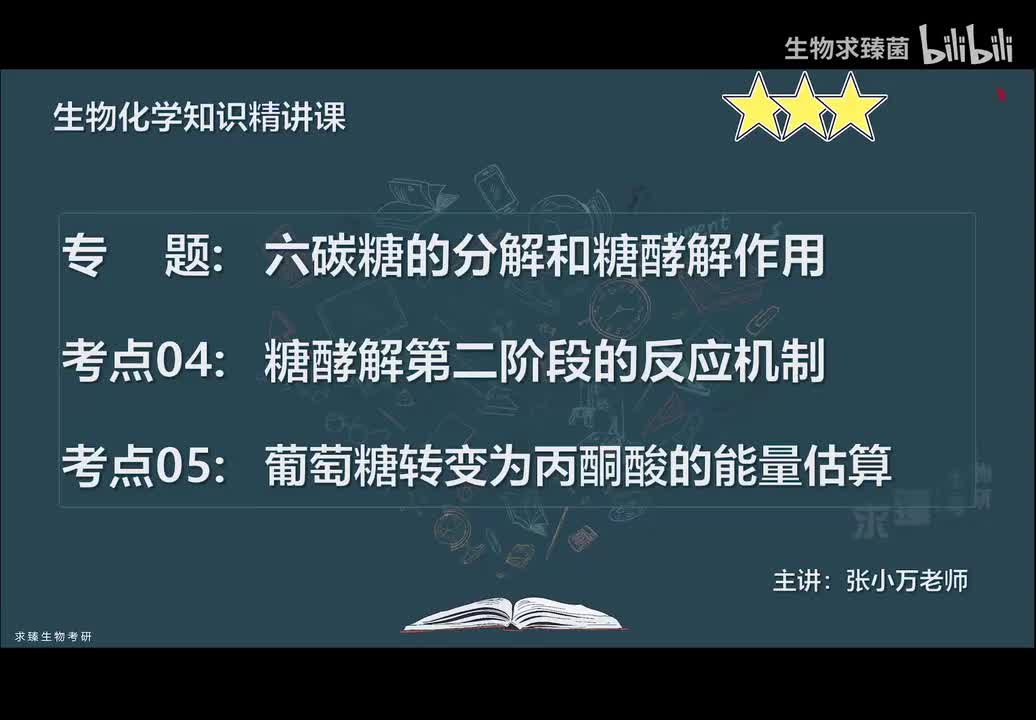 [专题17] 考点04~05：糖酵解第二阶段的反应机制、葡萄糖转变为丙酮酸的能量估算