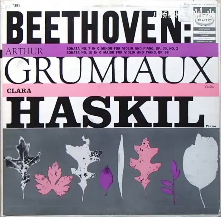 Op.30 No.2 Violin Sonata 7 (Grumiaux Haskil)