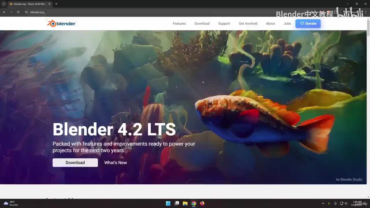 第1章：1. 下载Blender