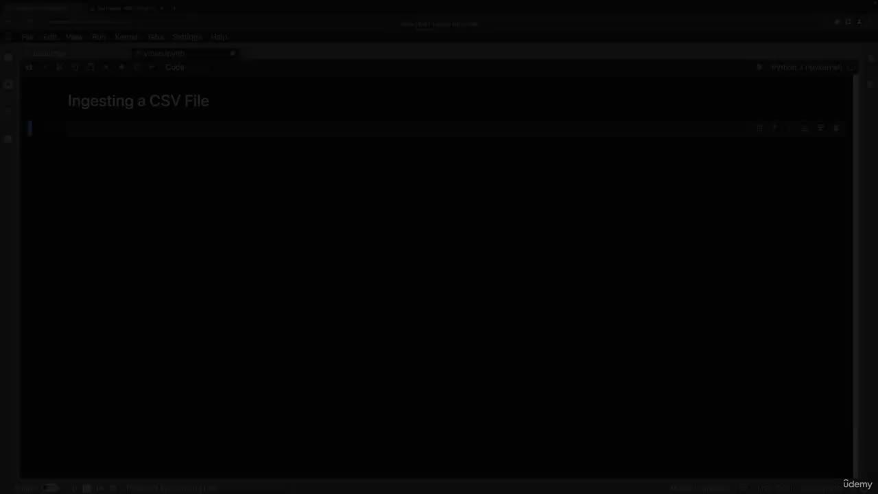 3. Ingesting a CSV File