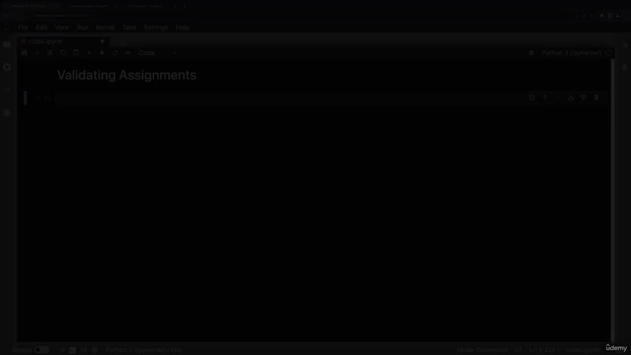 5. Validating Assignments