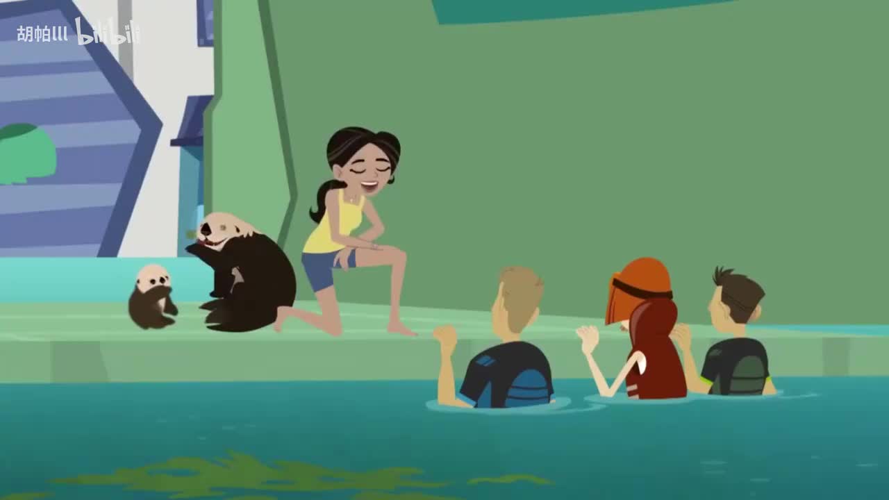 海獭的游泳能量下