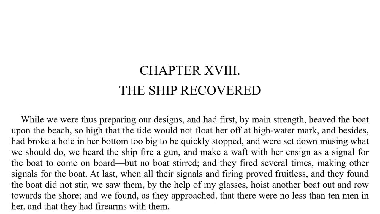 Chapter 18: The Ship Recovered