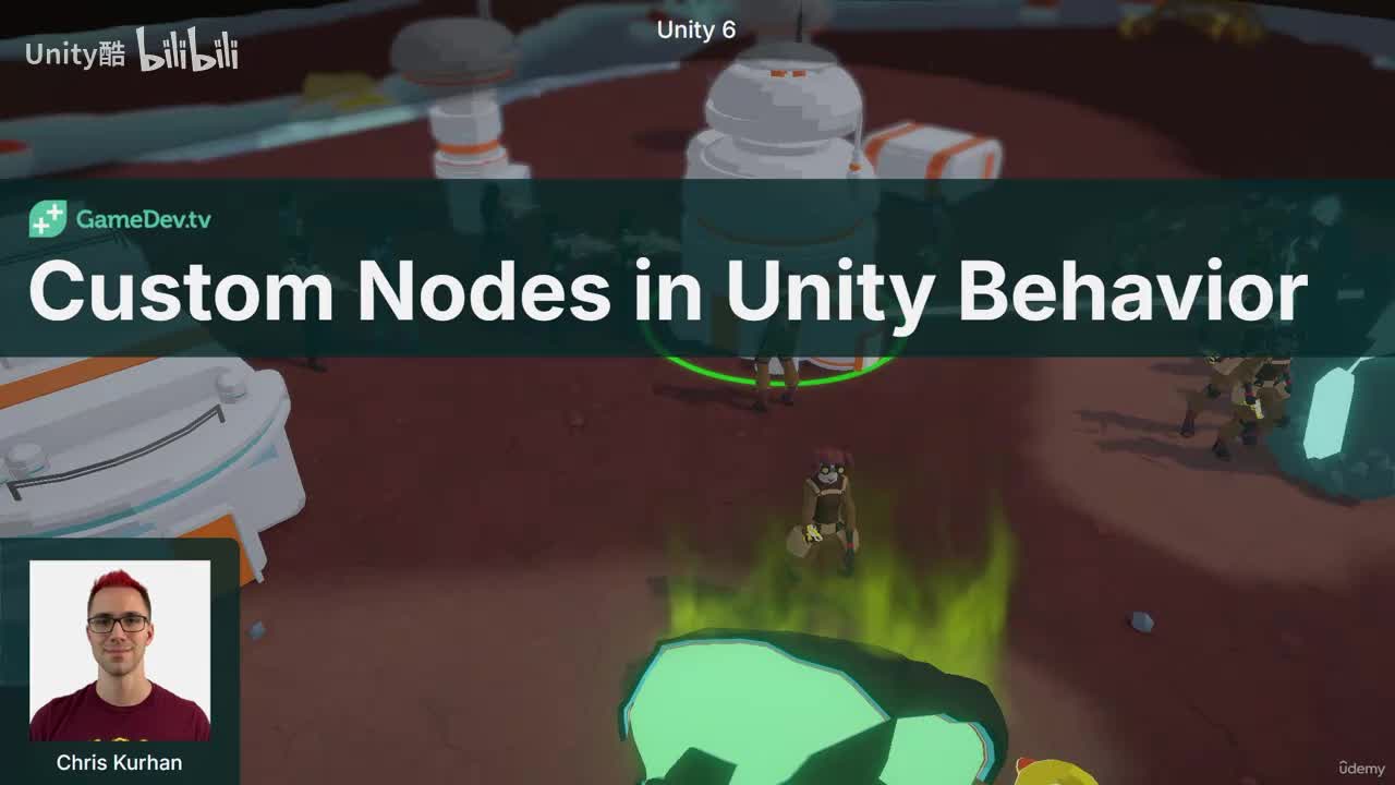 4-3 -Custom Nodes in Unity Behavior