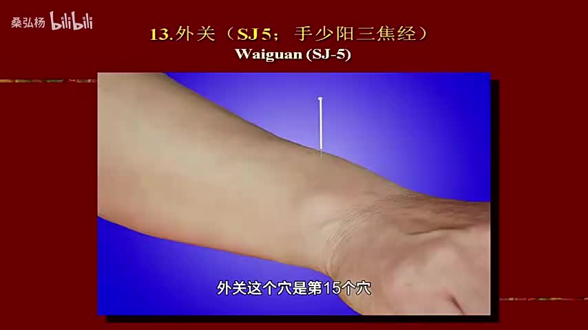 13外关穴