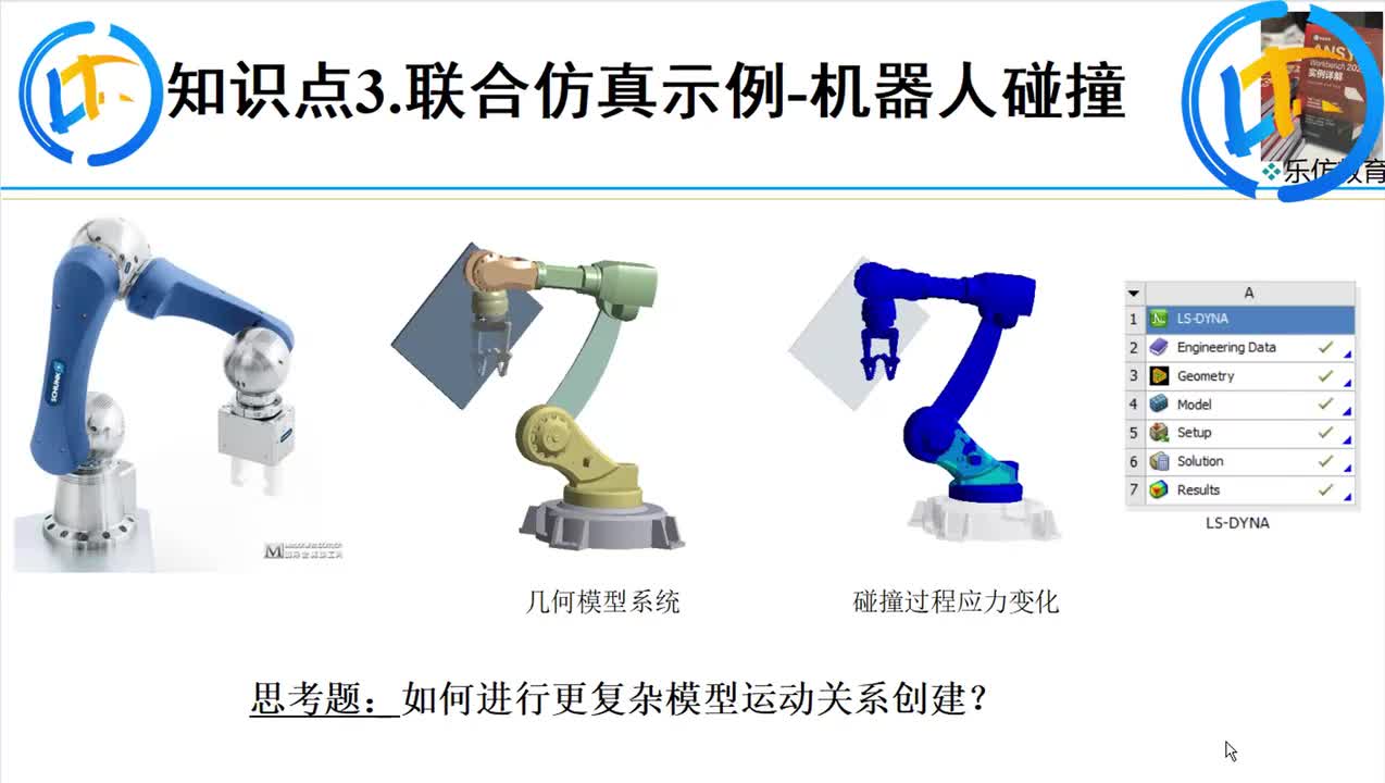 E1-12-2Dyna显示动力学分析---机械手碰撞