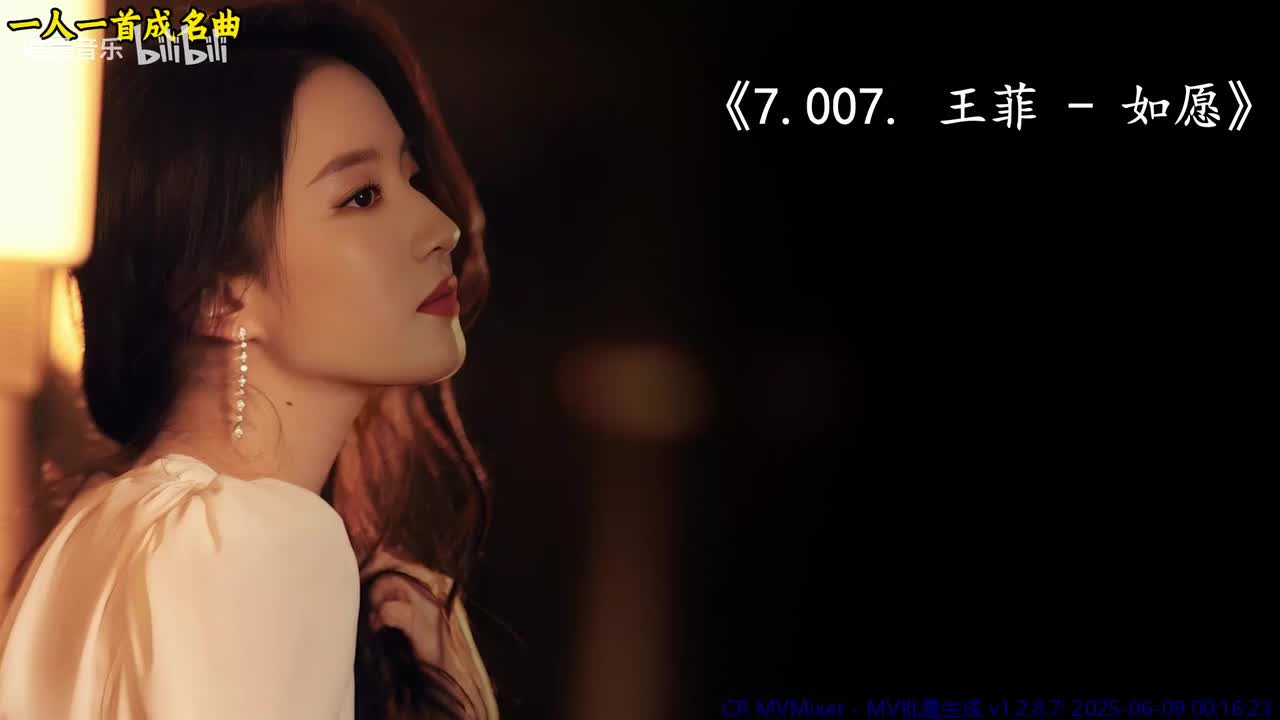7.007. 王菲 - 如愿