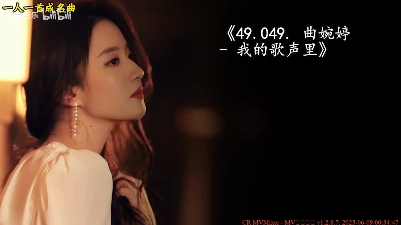 49.049. 曲婉婷 - 我的歌声里